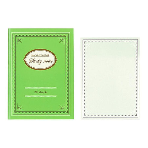 Macaron Color MUSTARD Decorative Sticky Note Fancy Sticky Note Gift Tag Sticky Note Designphil Sticky Note | H92mm X W67 20 Sheets