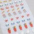 Suatelier Sonia DECO 07 PVC Transparent Stickers Mini Series Stationery Push Pins Tape Dispenser Binder Clips | 113
