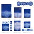 RyuRyu Japan MIDNIGHT FOREST Color WASHI Dots Washi Stickers Translucent Stickers Transparent Dots Color Dots Watercolor | SoS-06 70 DotS
