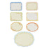 NB Co., Ltd Japan EMBROIDERY FLOWERS Colored Paper Flake Sticker Paper Stickers Color Flake Seals Embellishment Stickers | 2564111
