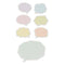 NB Co., Ltd Japan PASTEL SPEECH Bubbles Colored Paper Flake Sticker Paper Stickers Color Flake Seals Embellishment Stickers | 2564113