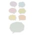 NB Co., Ltd Japan PASTEL SPEECH Bubbles Colored Paper Flake Sticker Paper Stickers Color Flake Seals Embellishment Stickers | 2564113