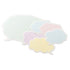 NB Co., Ltd Japan PASTEL SPEECH Bubbles Colored Paper Flake Sticker Paper Stickers Color Flake Seals Embellishment Stickers | 2564113