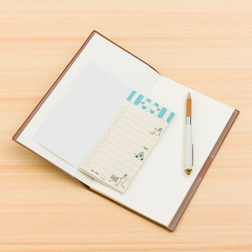 Midori OJISAN SMALL STICKY Note Ojisan Checklist Ojisan To Do List Sticky Notes Midori Sticky Note | 128 X 66mm 24 Sheets