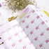 Pastel TRANSPARENT FLAG DATE Stickers Planner Stickers Day Stickers Bujo Stickers Focus Sticker Pastel Stickers | 8 X 9mm 420 Pcs