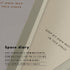 Analogue Keepers B6 ONE YEAR SPACE Diary Planner Undated Planner Undated Bujo Planner 100gsm Diary Freestyle Planner | 160 Pages 128 X 183mm