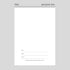 Analogue Keepers B6 COTTON LOGUE Book 2.5mm GRID Planner Undated Planner Daily Planner 100gsm Dairy Freestyle Notebook | 192 Pages