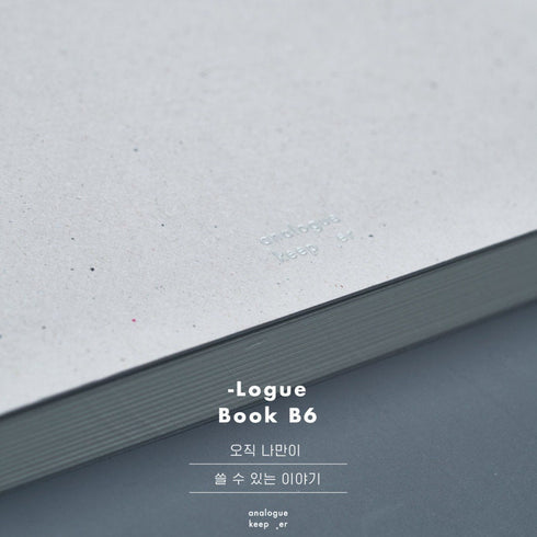 Analogue Keepers B6 COTTON LOGUE Book 2.5mm GRID Planner Undated Planner Daily Planner 100gsm Dairy Freestyle Notebook | 192 Pages