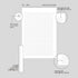 Analogue Keepers B6 COTTON LOGUE Book 2.5mm GRID Planner Undated Planner Daily Planner 100gsm Dairy Freestyle Notebook | 192 Pages