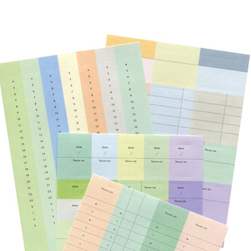 Analogue Keepers DATE & WEEK BEGINNING Stickers Planner Stickers Date Stickers Weekly Stickers Bujo Stickers Focus Stickers