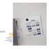 Suatelier GREY DOT Translucent Planner Stickers Plain Shapes 42 Round Translucent Stickers | 1646