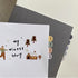 Suatelier GREY DOT Translucent Planner Stickers Plain Shapes 42 Round Translucent Stickers | 1646