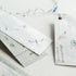 MU Lifestyle WHITE Threads Natural Textured Paper Ephemera Pressed Paper Translucent Paper Planner Paper *Read Description* | NTP-04