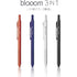 Ohto Blooom IRON GRAY 3-in-1 Multi-Functional Pen Multi-Pen 3 in 1 Pen Refillable Pen Pencil Refill Refillable Pen Metal Pen | MF-25B3