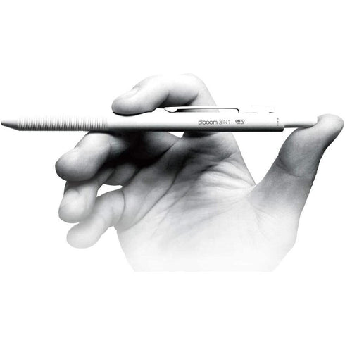Ohto Blooom IRON GRAY 3-in-1 Multi-Functional Pen Multi-Pen 3 in 1 Pen Refillable Pen Pencil Refill Refillable Pen Metal Pen | MF-25B3