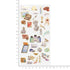 Kamio Japan Stickers ART SUPPLIES Adult Visual Dictionary Fountain Pen Ink Sculptures Paint Brushes Painting がざいん GOLD Foil Sticker | 211353