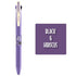 Dianshi MILK TEA & BLACK Retractable Two Way Two Color Ink Stone Series Saturated Ink Gel Pen 0.5mm | DS608 Highly Recommend