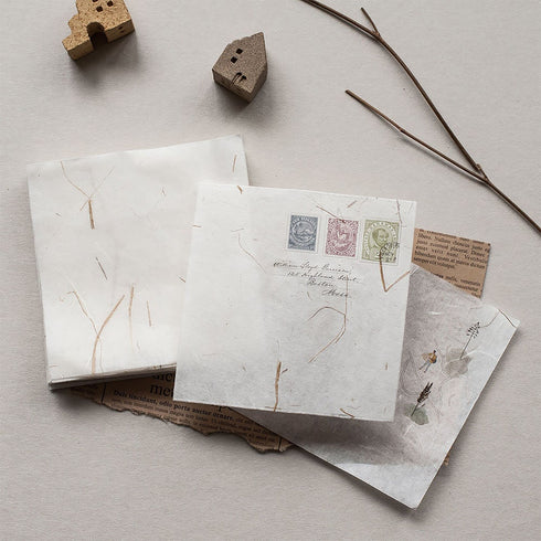 MU Lifestyle ANCIENT Trees Natural Textured Paper Ephemera Pressed Paper Translucent Paper Planner Paper *Read Description* | NTP-08