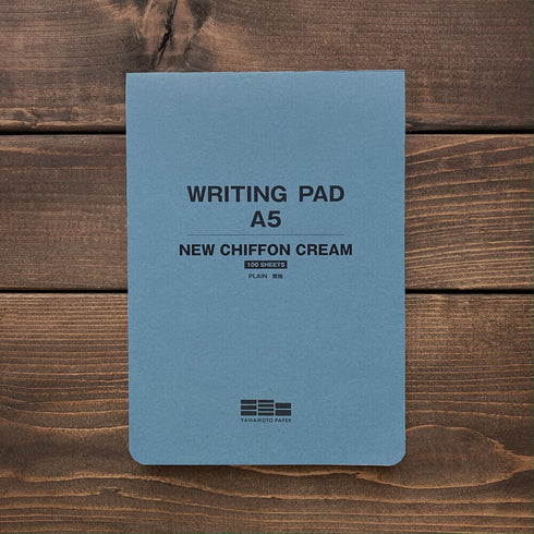 Yamamoto A5 NEW CHIFFON CREAM 75gsm Blank Writing Pad Chiffon Cream Memo Pad Chiffon Cream Notebook Chiffon Cream Flip Pad | 148 X 210mm