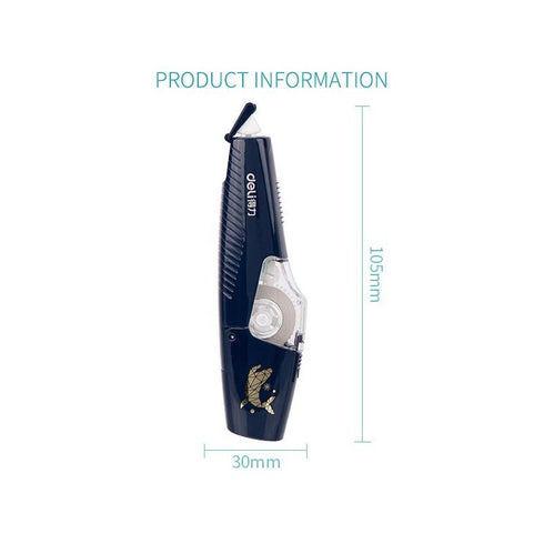 Deli CORRECTON TAPE 5mm Wide Correction Tape Rewritable Correction Tape White Correction Taqpe 6m Long Correction Tape | 71497