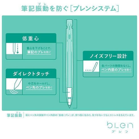Zebra bLen PENGUIN Green Flash Animal Series Archival Ink Acid-Free Ink 0.5mm Black Ink Retractable Ink Pen | BAS88-AS-PG