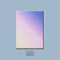 Korean GRADIENT GRID MEMO Notepads Blank Notepad Checkered Notepad Grid Notepad Horizontal Rule Notepad 100gsm | 100 X 140mm 50 Sht