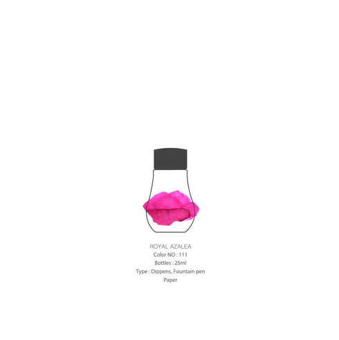 Dominant Industry Ink ROYAL AZALEA Standard Fountain Pen Ink Handmade Dip Pen Ink Hand Crafted Bottle Ink | 25ml