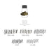 Dominant Industry Ink BASE BLACK Standard Fountain Pen Ink Handmade Dip Pen Ink Hand Crafted Bottle Ink | 25ml