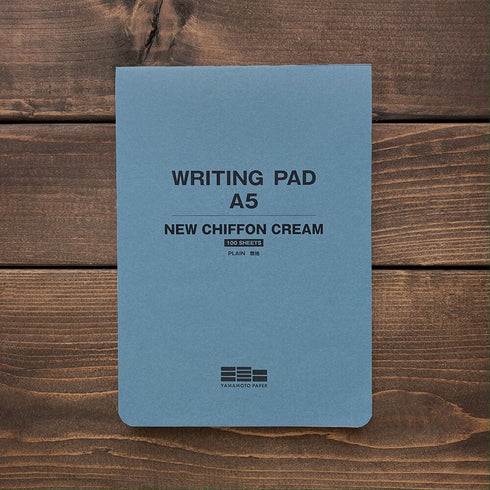Yamamoto A5 NEW CHIFFON CREAM 75gsm Blank Writing Pad Chiffon Cream Memo Pad Chiffon Cream Notebook Chiffon Cream Flip Pad | 148 X 210mm