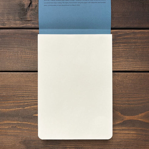 Yamamoto A5 NEW CHIFFON CREAM 75gsm Blank Writing Pad Chiffon Cream Memo Pad Chiffon Cream Notebook Chiffon Cream Flip Pad | 148 X 210mm