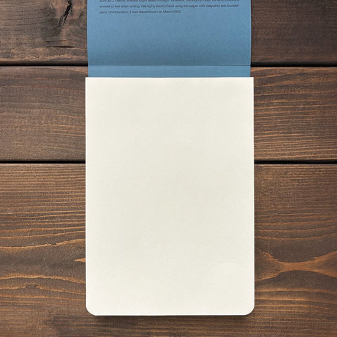 Yamamoto A5 NEW CHIFFON CREAM 75gsm Blank Writing Pad Chiffon Cream Memo Pad Chiffon Cream Notebook Chiffon Cream Flip Pad | 148 X 210mm