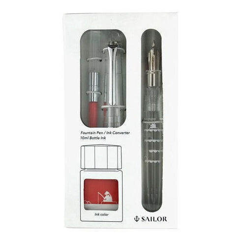 Sailor 1911 OLYMPIC SWIMMER LIMITED Edition Profit Junior +10 Harappa Fountain Pen Set Panda Fountain Pen Fine/Medium Nib | 10-0336-303