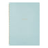 Midori A5 WHITE RING Color DOT Grid 5mm Notebook Color Pages A5 Notebook Foil Stamped Dot Grid Notebook 5mm Dot Grid | 15334006 120 Pages