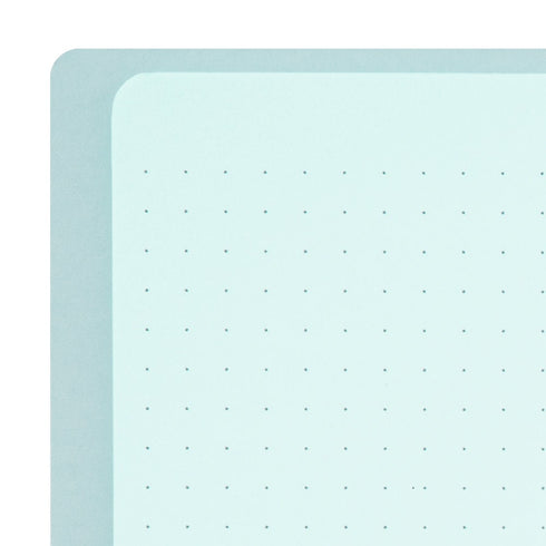 Midori A5 BLUE RING Color DOT Grid 5mm Notebook Color Pages A5 Notebook Foil Stamped Dot Grid Notebook 5mm Dot Grid | 15334006 120 Pages