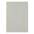 Midori A5 WHITE RING Color DOT Grid 5mm Notebook Color Pages A5 Notebook Foil Stamped Dot Grid Notebook 5mm Dot Grid | 15334006 120 Pages