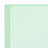 Midori A5 GREEN RING Color DOT Grid 5mm Notebook Color Pages A5 Notebook Foil Stamped Dot Grid Notebook 5mm Dot Grid | 15334006 120 Pages