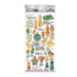 Kamio Japan Stickers JOMON-KOFUN Period Adult Visual Dictionary Statues Historical Symbols 縄文古墳 スタチュー 歴史的シンボル GOLD Foil Stickers | 726220