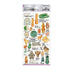 Kamio Japan Stickers JOMON-KOFUN Period Adult Visual Dictionary Statues Historical Symbols 縄文古墳 スタチュー 歴史的シンボル GOLD Foil Stickers | 726220