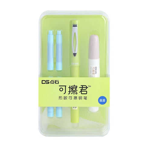 Dianshi LAVENDER ERASABLE 0.5mm Fountain Pen Lavender Barrel Deluxe Foutain Pen Set Erasable Fountain Pen Fine Nib | DS-997