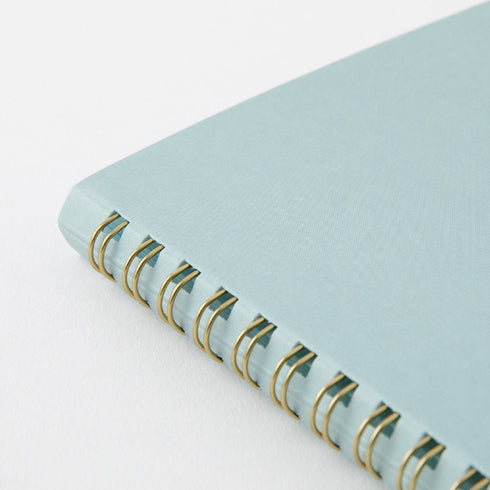 Midori A5 BLUE RING Color DOT Grid 5mm Notebook Color Pages A5 Notebook Foil Stamped Dot Grid Notebook 5mm Dot Grid | 15334006 120 Pages