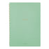 Midori A5 GREEN RING Color DOT Grid 5mm Notebook Color Pages A5 Notebook Foil Stamped Dot Grid Notebook 5mm Dot Grid | 15334006 120 Pages