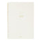 Midori A5 WHITE RING Color DOT Grid 5mm Notebook Color Pages A5 Notebook Foil Stamped Dot Grid Notebook 5mm Dot Grid | 15334006 120 Pages