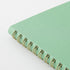 Midori A5 GREEN RING Color DOT Grid 5mm Notebook Color Pages A5 Notebook Foil Stamped Dot Grid Notebook 5mm Dot Grid | 15334006 120 Pages
