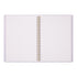 Midori A5 PURPLE RING Color DOT Grid 5mm Notebook Color Pages A5 Notebook Foil Stamped Dot Grid Notebook 5mm Dot Grid | 15334006 120 Pages
