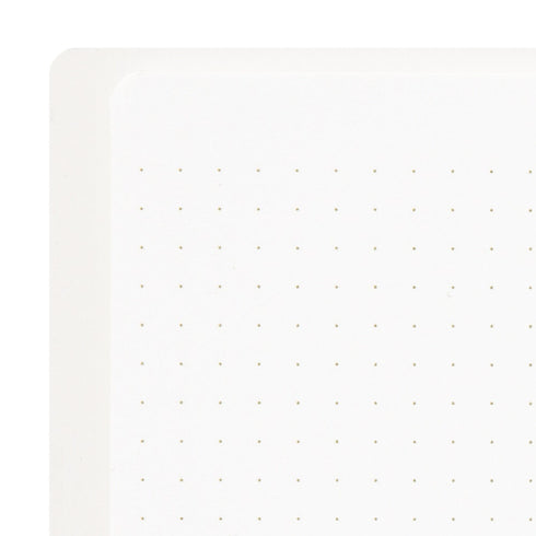 Midori A5 WHITE RING Color DOT Grid 5mm Notebook Color Pages A5 Notebook Foil Stamped Dot Grid Notebook 5mm Dot Grid | 15334006 120 Pages