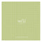 Pistachio GREEN Nakabayashi Watashi No Sobani W/U Series Color Paper 5mm Grid Sticky Note 70 gsm 30 Sheets | WU-FSTN-S 98mm X 98mm 4" Square