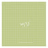 Pistachio GREEN Nakabayashi Watashi No Sobani W/U Series Color Paper 5mm Grid Sticky Note 70 gsm 30 Sheets | WU-FSTN-S 98mm X 98mm 4" Square