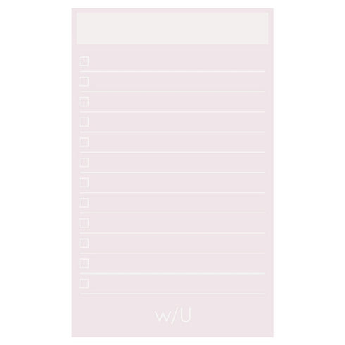 Powder BLUE Nakabayashi Watashi No Sobani W/U To Do List Color Paper 5mm Grid Sticky Note 70 gsm 30 Shts | WU-FSTN-R 60mm X 98mm 2.5 X 3.8"