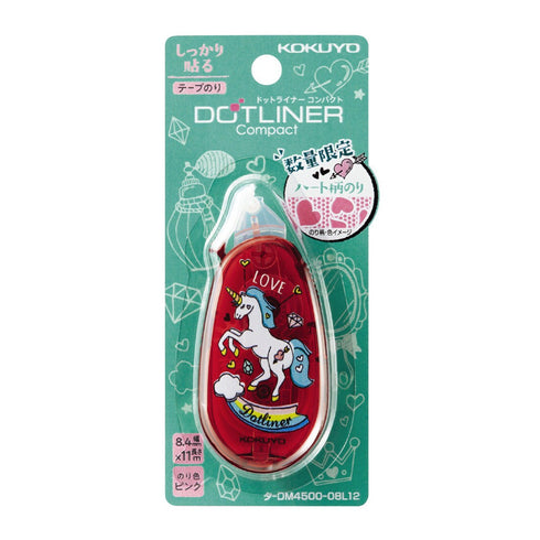 POPCORN STAR Kokuyo Campus Pop Art Limited Edition Series DOTLINER Refillable Glue Tape Photo Glue Acid-Free Glue | DM4500-08L