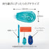 LIGHT BLUE Kokuyo Campus PetitMore Strong Adhesive DOTLINER Refillable Glue Tape Photo Glue Acid-Free | D920-06